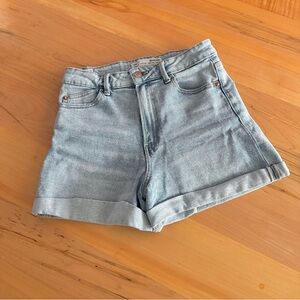 Stradivarius denim high waist shorts 6